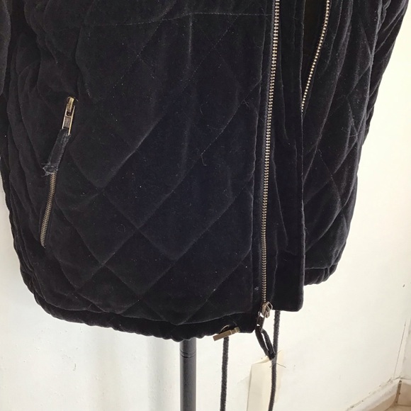 Climate Zone Women's Black Hooded Quilted Puffy Cold Season Jacket Coat SZ M - Picture 4 of 12